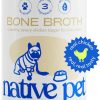 cat food dry Native Pet | Native Pet Bone Broth For Dogs And Cats Dog Bone Broth Powder For Dog Food Topper For Picky Eaters Cat And Dog Broth - Dog Gravy Topper For Dry Food Beef Broth For Dogs And Cats 9.5 Oz