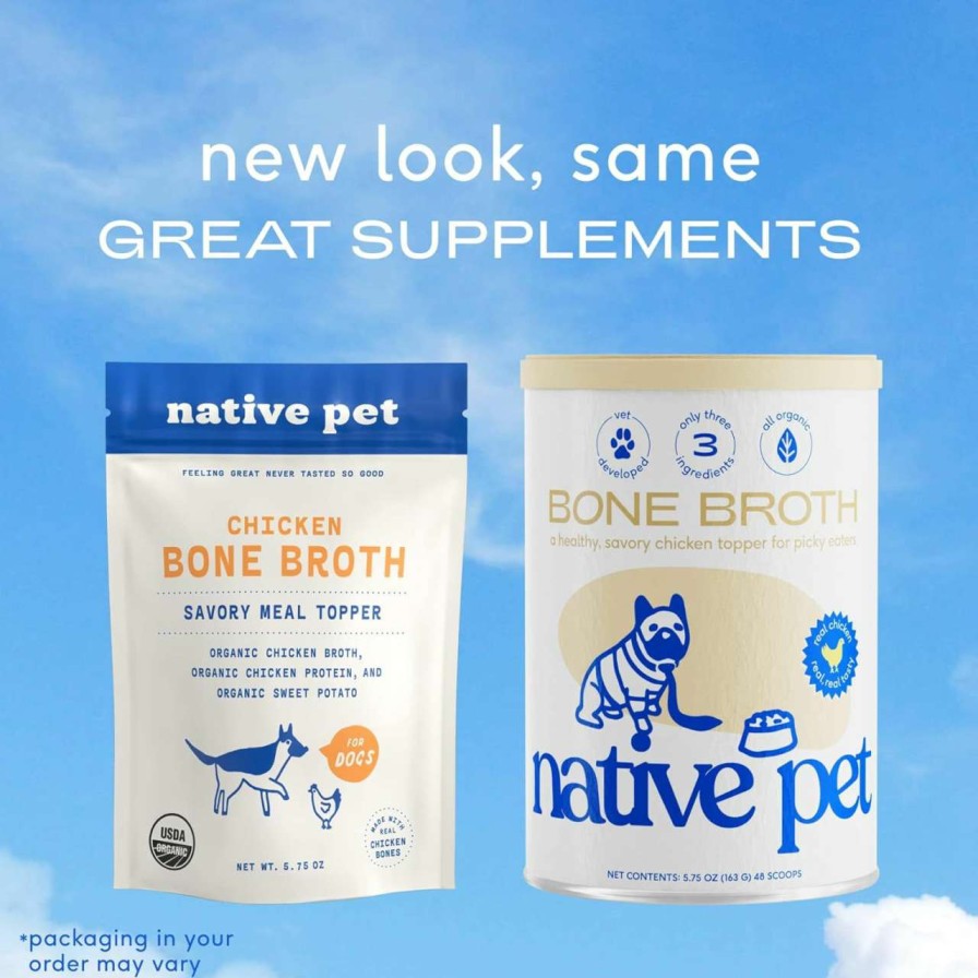 cat food dry Native Pet | Native Pet Bone Broth For Dogs And Cats Dog Bone Broth Powder For Dog Food Topper For Picky Eaters Cat And Dog Broth - Dog Gravy Topper For Dry Food Beef Broth For Dogs And Cats 9.5 Oz