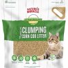 cat litter Nature's Miracle | Nature'S Miracle Premium Clumping Corn Cob Litter, Tough Odor Bio-Enzymatic Formula, Dust Free