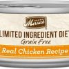 cat food wet Merrick | Merrick Limited Ingredient Diet Grain Free Real Chicken Recipe Pate Wet Cat Food - (24) 5 Oz. Cans