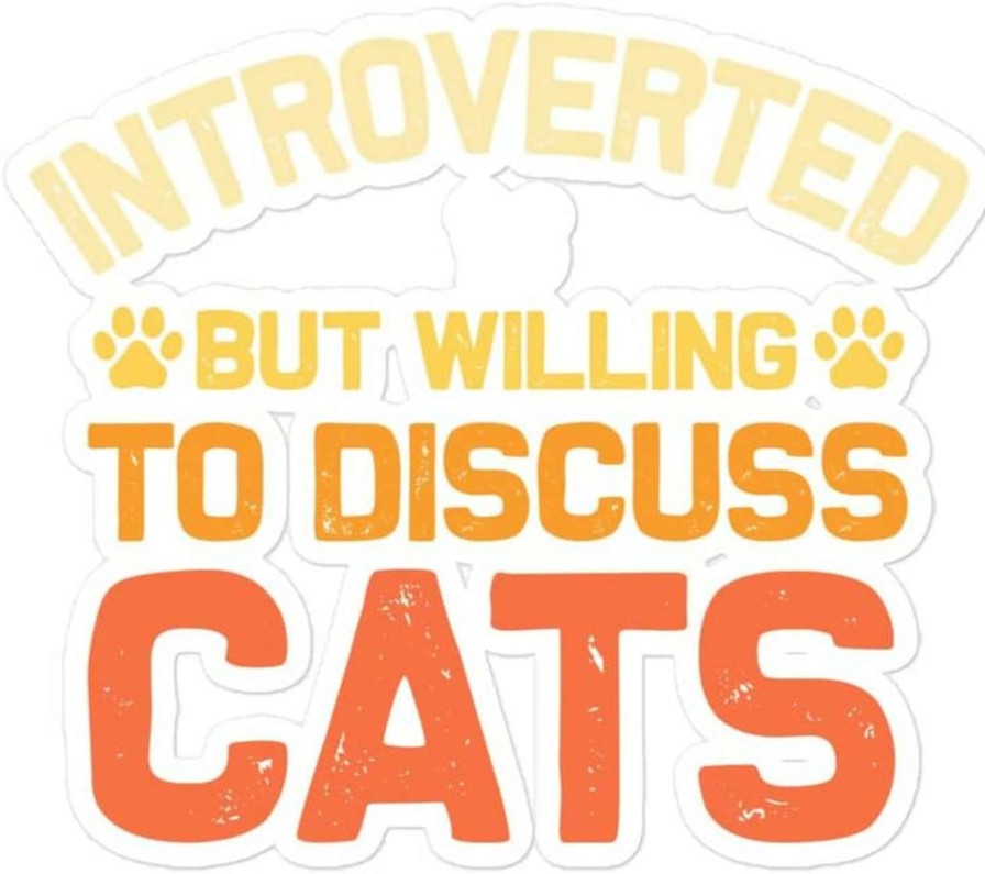 cat food dry 2myhands | 2Myhands Introverted But Willing To Discuss Cat Paw Pink Pad Stickers