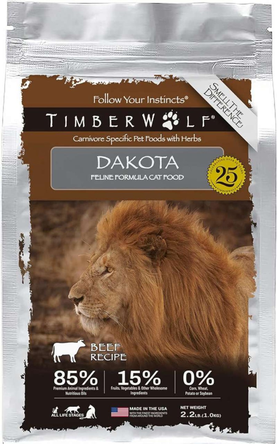 cat food Timberwolf | Timberwolf Dakota Beef Recipe Dry Cat Food 10Lb