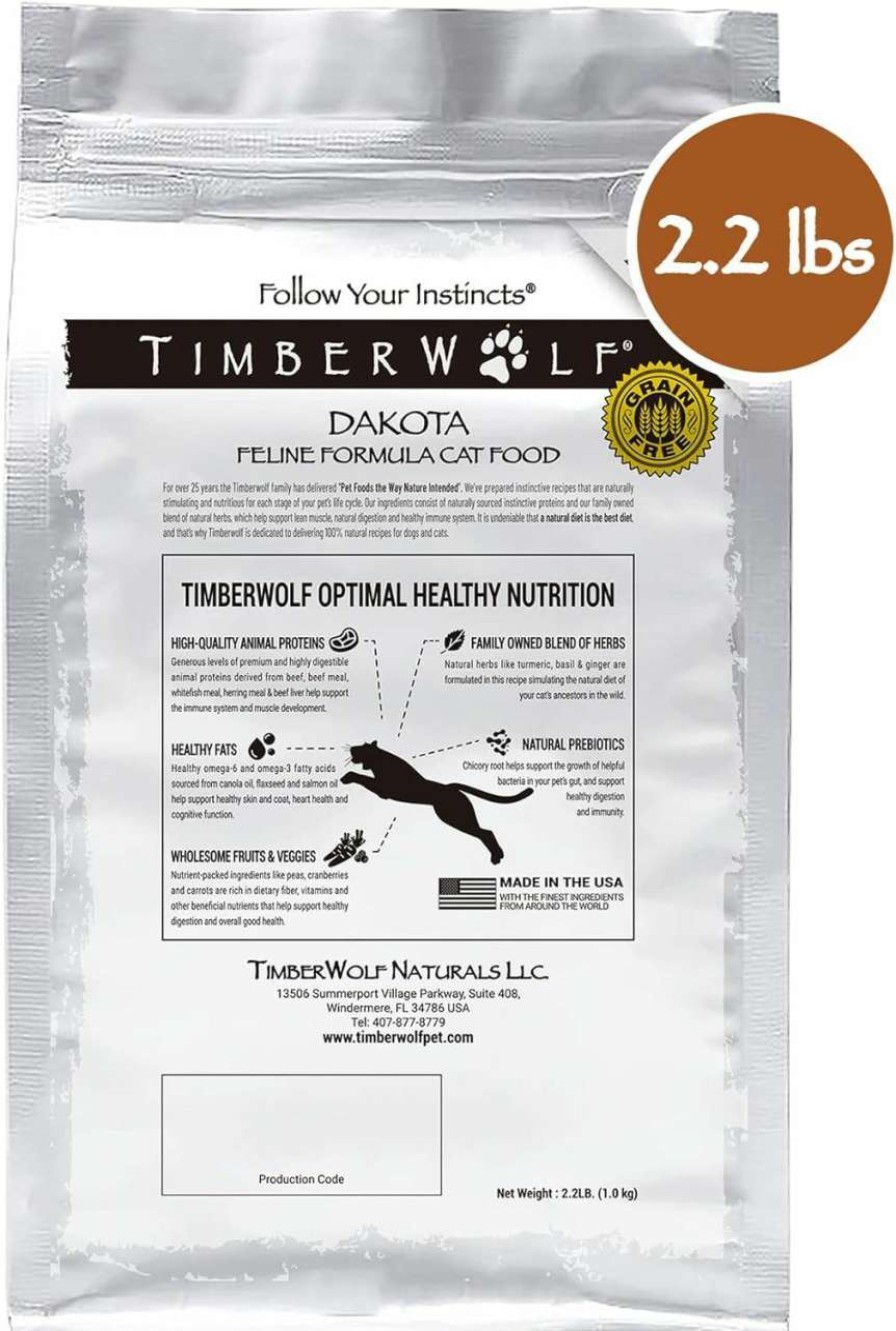 cat food Timberwolf | Timberwolf Dakota Beef Recipe Dry Cat Food 10Lb