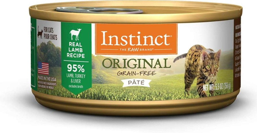 cat food wet Instinct | Instinct Original Grain Free Real Chicken Recipe Natural Wet Canned Cat Food, 3 Oz. Cans (Case Of 24)