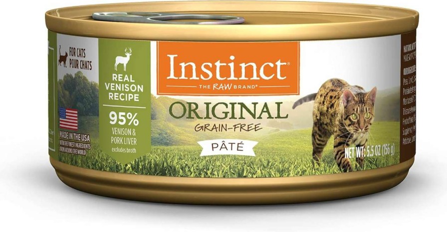 cat food wet Instinct | Instinct Original Grain Free Real Chicken Recipe Natural Wet Canned Cat Food, 3 Oz. Cans (Case Of 24)