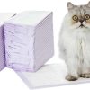 cat litter Amazon Basics | Amazon Basics Cat Pad Refills For Litter Box, Lemon Scent - Pack Of 40, Purple And White