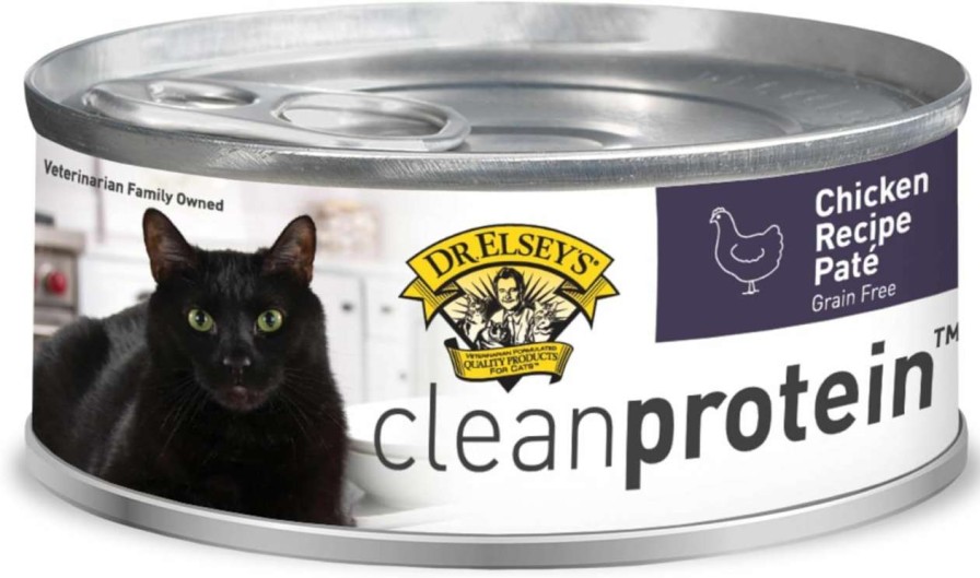 cat food Dr. Elsey's | Dr. Elsey'S Cleanprotein Chicken Recipe Wet Cat Food, Pate 5.3 Oz Cans (Pack Of 24)