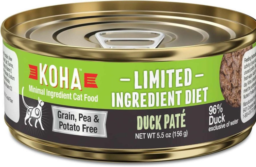 cat food wet KOHA | Koha Limited Ingredient Diet Turkey Pate For Cats - Single Meat Wet Cat Food For Sensitive Stomachs - Pate Cat Food With No Fillers - 3Oz Pack Of 24