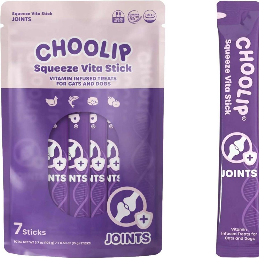 cat food Choolip | Choolip Squeeze Vita Stick Squeezable Cat Treats Infused With Skin And Coat Cat Vitamins. 7Pk Delectable Licks For Cats, Dogs And Kitten Treat! Cat Tube Snack For Reward Or Dessert