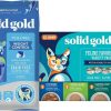 cat food wet Solid Gold | Solid Gold Fit As A Fiddle Weight Management Cat Food - Low Calorie Dry Cat Food With Alaskan Pollock - 3Lb - Wet Cat Food Variety Pack - Wet Cat Food Pate & Shreds In Gravy Recipes - 12 Pack