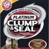 cat litter Arm & Hammer | Arm & Hammer Clump & Seal Platinum Clumping Cat Litter, Multi-Cat, 27.5Lb