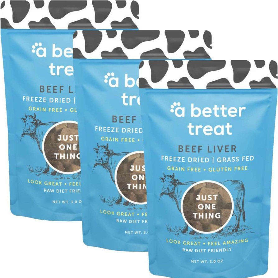 cat food dry A Better Treat | A Better Treat Freeze Dried Beef Dog Treats, Grass Fed, Beef Liver Single Ingredient | Natural, Healthy, High Value | Gluten Free, Grain Free, High Protein, Diabetic Friendly | Made In The Usa