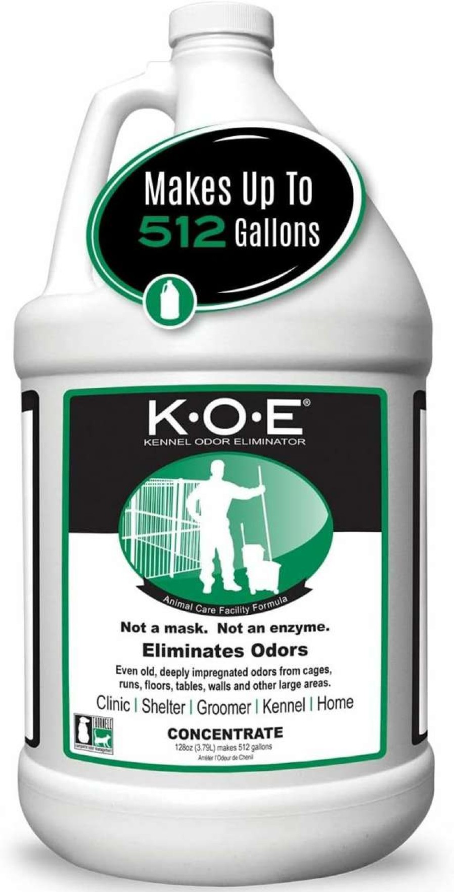 cat litter Odorcide | Thornell Koe Kennel Odor Eliminator Concentrate, Great For Cages, Runs, Floors & More, Pet Odor Eliminator For Home & Kennel W/Safe, Non-Enzymatic Formula, 16 Oz Not A Spray Bottle