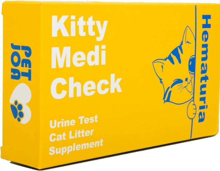 cat litter PETJOA | Petjoa Kitty-Medi-Check Cat Urine Health Test Kit, Easy Monitoring At Home,100% Eco-Friendly - Mix 3 Combo Pack (Alkalinuria, Proteinuria, Hematuria)-210G/7.4Oz 100% Biodegradable.