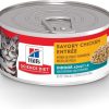 cat food wet Hill's Science Diet | Hill'S Science Diet Wet Cat Food, Adult, Indoor, Savory Chicken Recipe, 5.5 Oz. Cans, 24-Pack