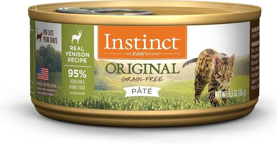 cat food wet Instinct | Instinct Original Grain Free Real Lamb Recipe Natural Wet Canned Cat Food By Nature'S Variety, 3 Oz. Cans (Case Of 24)