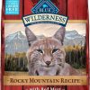 cat food Blue Buffalo | Blue Buffalo Wilderness Rocky Mountain Recipe High Protein, Natural Adult Dry Cat Food, Red Meat 10-Lb