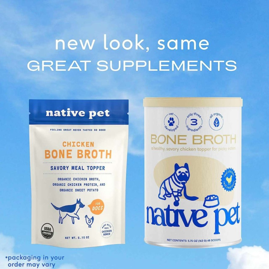 cat food dry Native Pet | Native Pet Bone Broth For Dogs And Cats Dog Bone Broth Powder For Dog Food Topper For Picky Eaters Cat And Dog Broth - Dog Gravy Topper For Dry Food Beef Broth For Dogs And Cats 4.75 Oz