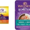 cat food Wellness | Bundle Of Wellness Complete Health Grain-Free Indoor Deboned Chicken Recipe Dry Cat Food, 11.5 Pound Bag + Wellness Bowl Boosters Wet Cat Topper, Flaked Tuna & Shrimp In Broth, 1.75 Ounce (Pack Of 12)