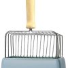 cat litter sitfe | Cat Litter Scooper With Holder, Metal Cat Litter Scoop Deep Shovel Kitty Poop Scooper Stand For Litter Box, Fast Sifting Kitty Poop Scooper Caddy, Cat Poop Scooper Stand (Multicolor-B)