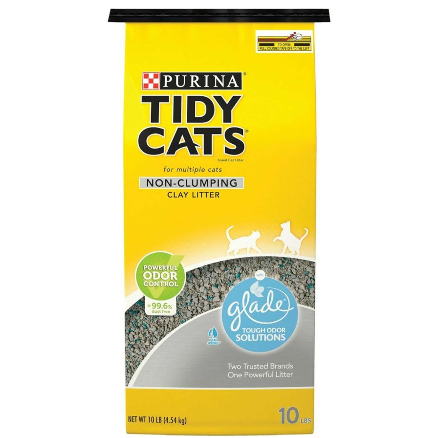 cat litter Purina Tidy Cats | Purina Tidy Cats Light Weight, Low Dust, Clumping Cat Litter, 24/7 Performance Multi Cat Litter - 6 Lb. Jug