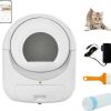 cat litter REPALY | Self-Cleaning Litter Box For Multiple Cats, Automatic Dumping, Suitable For All Kinds Of Cat Litter, App Control,Safe, Deodorizing, Upgraded Hmi System,Support 2.4G Wifi.