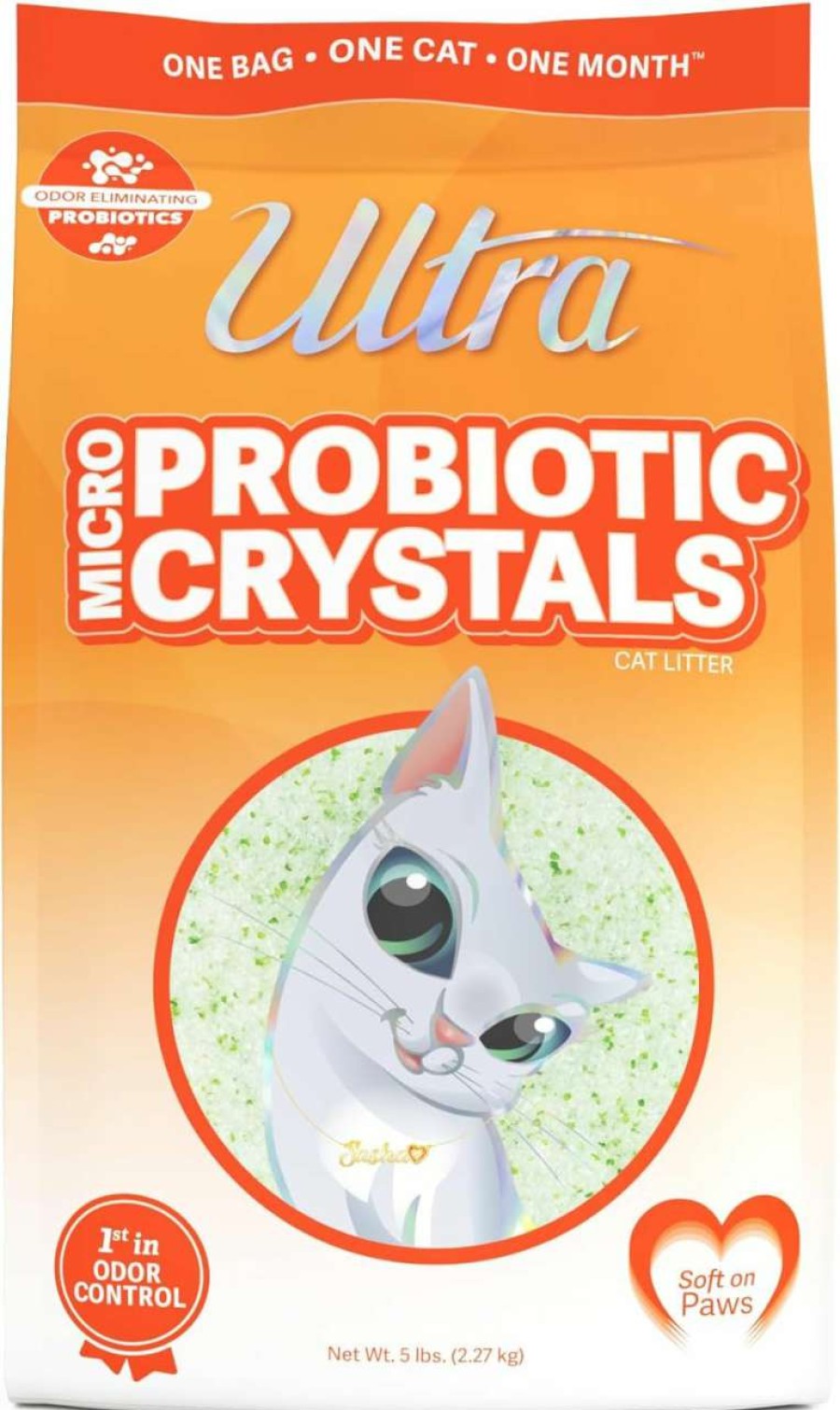 cat litter Ultra Pet | Ultra Probiotic Micro Crystals Cat Litter, 5Lb