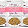 cat food wet Caru | Caru - Soft 'N Tasty Baked Bites - Salmon Bites Cat Treats - Flavorful All-Natural Treats - Pack Of 3