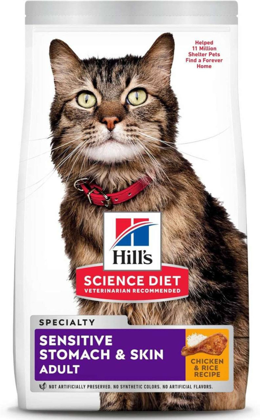 cat food Hill's Pet Nutrition | Hill'S Science Diet Dry Cat Food, Adult, Sensitive Stomach & Skin