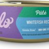 cat food Halo | Halo Adult Grain Free Wet Cat Food Pate, Whitefish Recipe, Healthy Cat Food With Real, Whole Whitefish, 5.5 Oz Can (Pack Of 12)