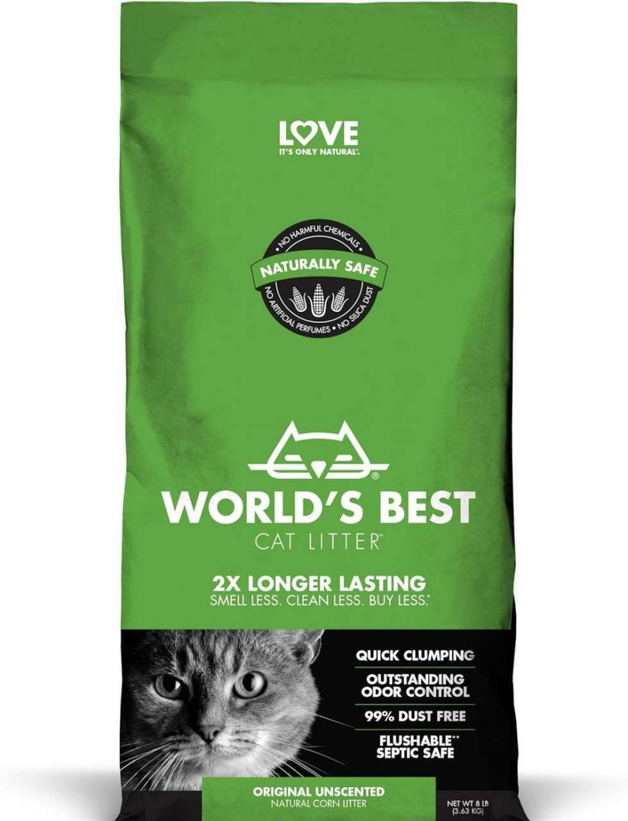 cat litter World's Best Cat Litter | World'S Best Cat Litter Original Unscented, 32-Pounds