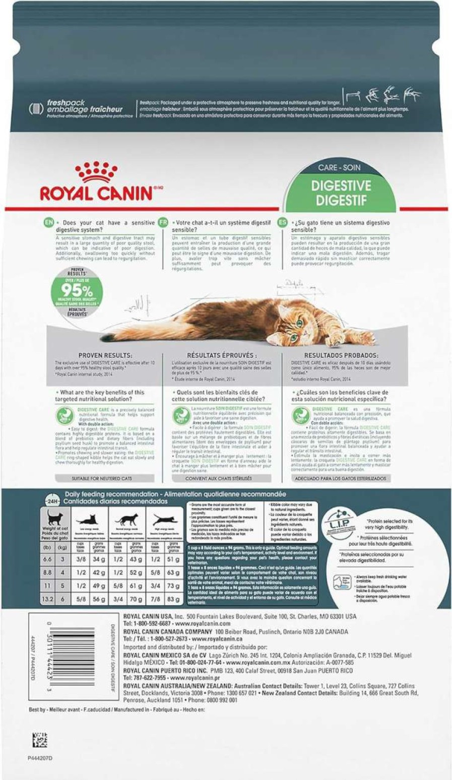 cat food Royal Canin | Royal Canin Digestive Care Dry Cat Food, 6 Lb Bag & Feline Health Nutrition Adult Instinctive Thin Slices In Gravy Canned Cat Food, 3 Ounce (Pack Of 24)