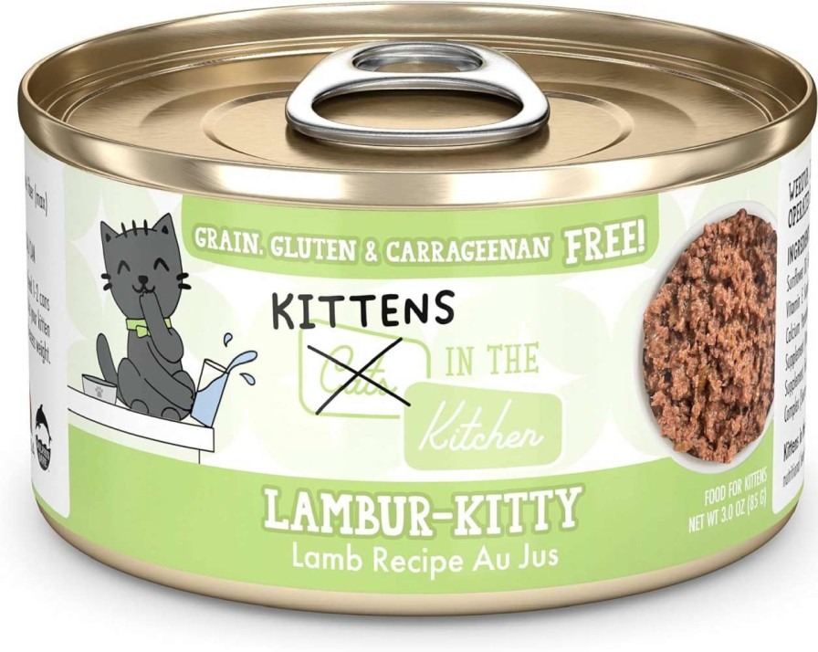 cat food Weruva | Cats In The Kitchen Kitten, Lambur-Kitty, 3Oz Can (Pack Of 12)