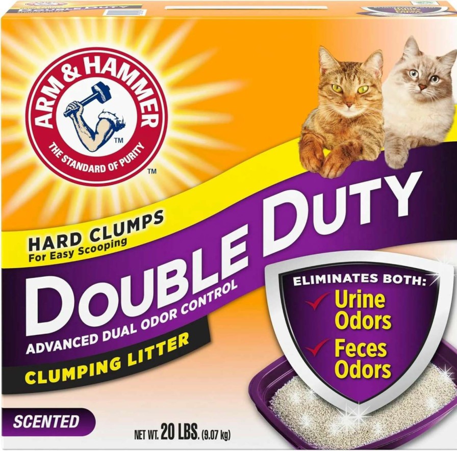 cat litter Arm & Hammer | Arm & Hammer Double Duty Litter, 14 Lbs (Packaging May Vary)