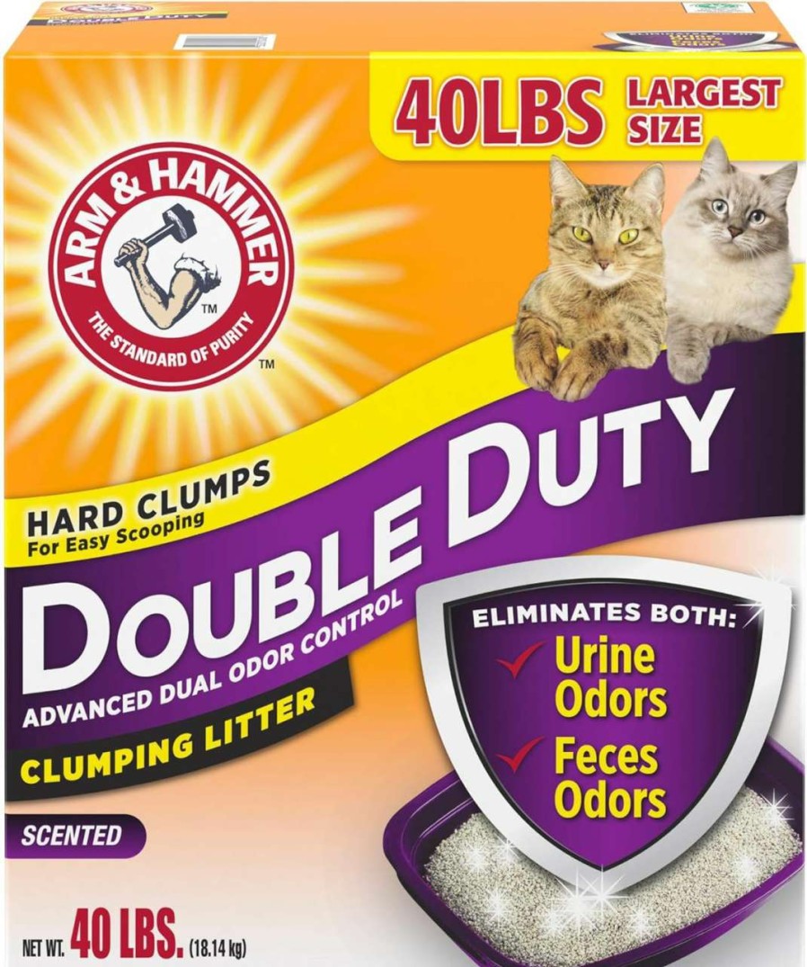 cat litter Arm & Hammer | Arm & Hammer Double Duty Litter, 14 Lbs (Packaging May Vary)