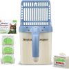 cat litter Neater Pet Brands | Neater Pet Brands - Neater Scooper Cat Litter Sifter - Includes 60 Refill Bags - Mess Free Cat Litter Scoop To Bag Waste Bin System With Extra Waste Bags (Tan)