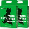 cat litter PATLOOL | Patlool Clumping Cat Litter, Tofu Cat Litter, Superior Odor Control Kitty Litter, 99.9% Dust Free, Flushable, Low Tracking, Ultra Absorbent, Natural Ingredients, Easy Clean-Up, Green Tea Scent