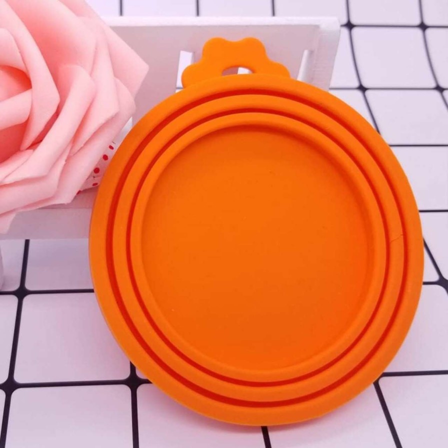 cat food Zerodeko | Zerodeko 4Pcs Silicone Jar Lids Cat Food Can Lid Food Tin Lids Silicone Stretch Lids Cat Food Container Soda Can Lids Silicone Cup Can Tops Pet Silicone Can Covers Beer Can Major Silica Gel