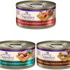 cat food Wellness | Wellness Core Grain-Free Signature Selects Wet Cat Food 2.8 Ounce Can, 36 Count Variety Pack: Flaked Skipjack Tuna & Wild Salmon + Flaked Skipjack Tuna & Shrimp + Shredded Chicken & Turkey