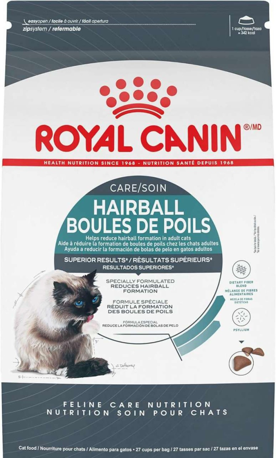 cat food dry Royal Canin | Royal Canin Hairball Care Dry Cat Food, 14 Lb Bag