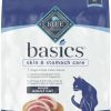 cat food dry Blue Buffalo | Blue Buffalo Basics Skin & Stomach Care Grain Free, Natural Indoor Adult Dry Cat Food, Turkey & Potato 11-Lb