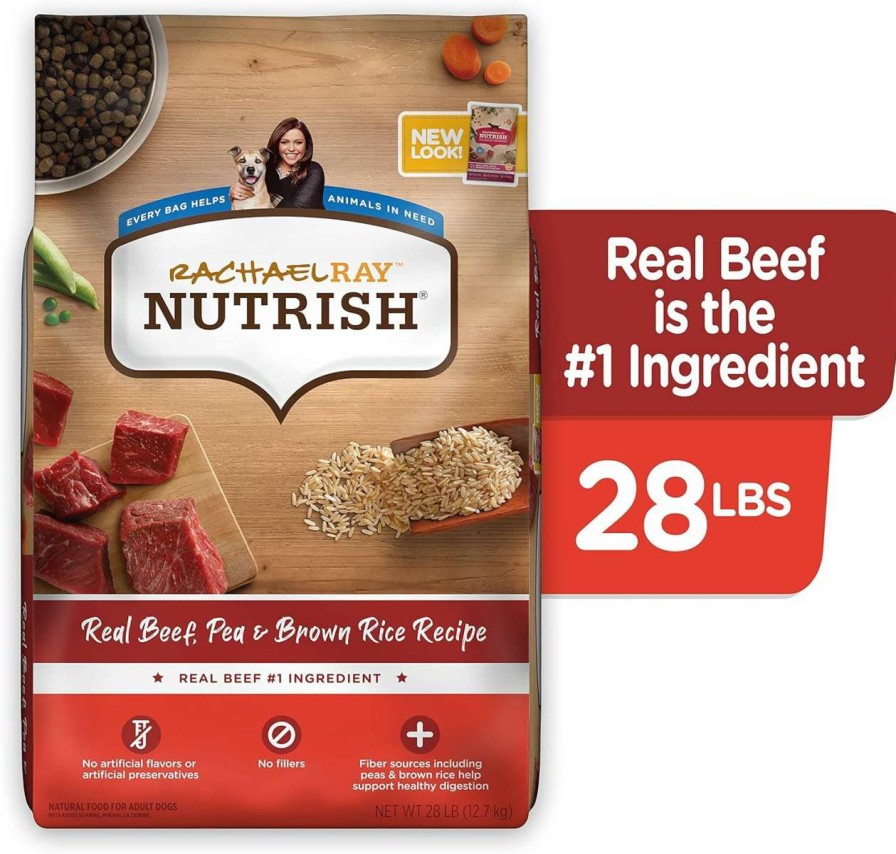 cat food Rachael Ray Nutrish | Rachael Ray Nutrish Chicken & Brown Rice 14 Pounds Dry Cat Food + Chicken Lovers Variety Pack 2.8 Ounce (Pack Of 12) Wet Cat Food Bundle