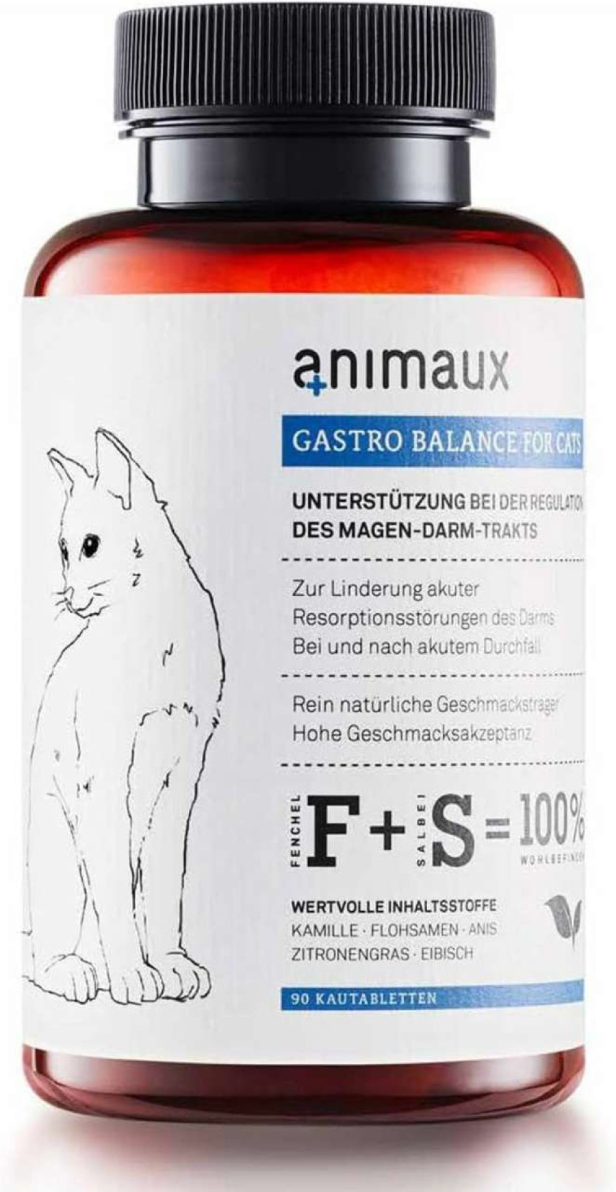 cat food animaux | Animaux - Gastro Balance For Cats, Supports Gastro-Intestinal Tract, Prevents Diarrhoea, Constipation, Hairballs & Flatulence, Supplementary Probiotics, 90 Chewable Tablets, 90 Days Supply