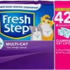 cat litter Fresh Step | Fresh Step Multi-Cat Extra Strength Formula Scented Litter With Febreze, Clumping Cat Litter, 25 Pounds, Packaging May Vary