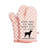 cat food Epic Designs | Oven Mitts Cute Pair Kitchen Every Meal You Make Every Bite You Take I'Ll Be Watching You Potholders Bbq Gloves Cooking Baking Grilling Non Slip Cotton Pink (Paw Prints)