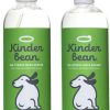 cat litter Kinderbean | Kinderbean Dog And Cat Urine Stain And Odor Eliminator, Single 32 Oz., Grapefruit & Thyme Scent, Enzyme Bio-Active Formula With Squeeze And Spray Top For Maximum Coverage & Performance