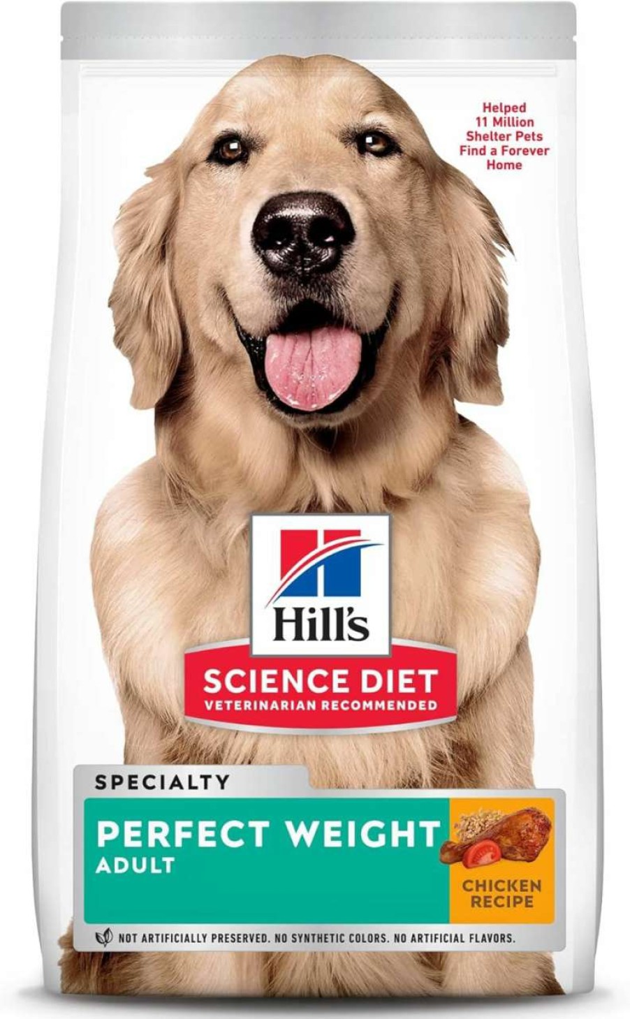 cat food dry Hill's Science Diet | Hill'S Science Diet Adult Perfect Weight Chicken Recipe Dry Dog Food, 25 Lb. Bag