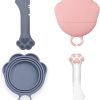 cat food Meow&Woof | Meow&Woof Cat Wet Food Spoon, Mini Spatula For Pet Canned Food, Bpa Free Can Spoons For Animal Feeding, Small Jars Spatulas, Easy Clean Scraper For Dog Food Cans (2 Spoons)