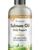 cat food NaturVet | Naturvet Salmon Oil Skin & Coat Plus Omegas | Supports Healthy Skin & Glossy Coat | Natural Source Of Omega-3 & 6 Fatty Acids | For Dogs & Cats (17 Oz Oil)