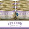 cat food wet Blue Buffalo | Blue Buffalo Freedom Grain Free Natural Adult Pate Wet Cat Food, Indoor Chicken 5.5-Oz Cans (Pack Of 24)